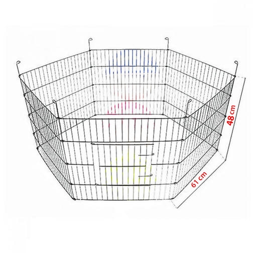 Ewox Lüx Katlanır Çit 6 Panel 48*61 Cm