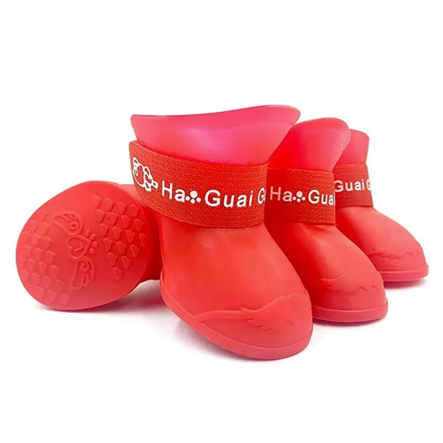 Silikon Köpek Yürüyüş Ayakkabısı Medium ( Karışık Renklerde)