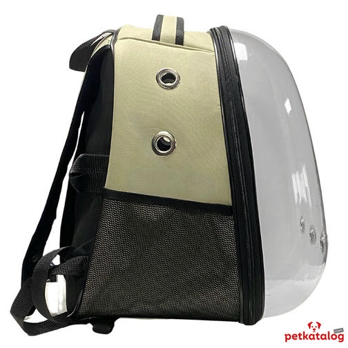 Teng Jumbo Astronot Kedi ve Köpek Çantası Krem (47 x 37 x 33 cm)