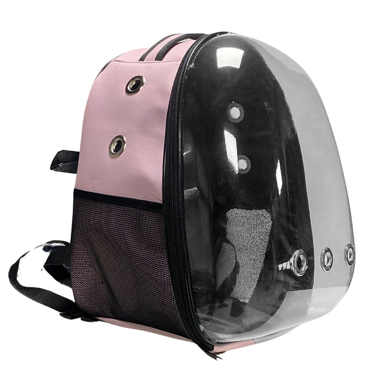 Teng Jumbo Astronot Kedi ve Köpek Çantası Pembe (47 x 37 x 33 cm)