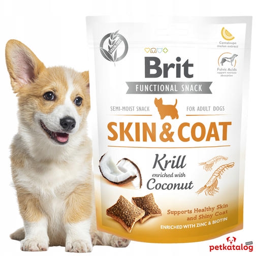 Brit Care Skin&Coat Karidesli ve Hindistan Cevizli Köpek Ödülü 150gr