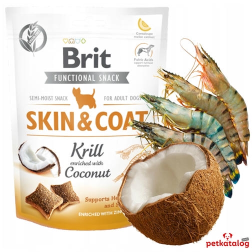 Brit Care Skin&Coat Karidesli ve Hindistan Cevizli Köpek Ödülü 150gr