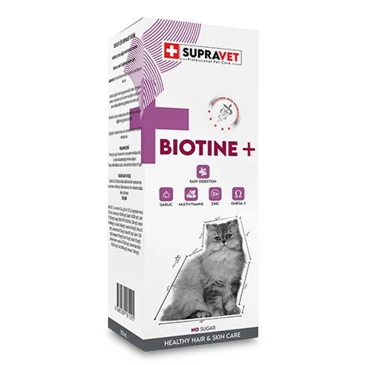 Supravet Biotine Cat Extra Deri Ve Tüy Sağlığı Damlası 100 Ml