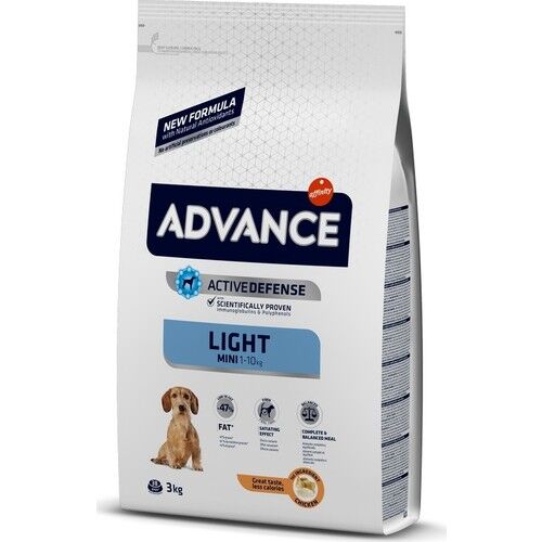 Advance Light Tavuklu Küçük Irk Köpek Maması 3 kg