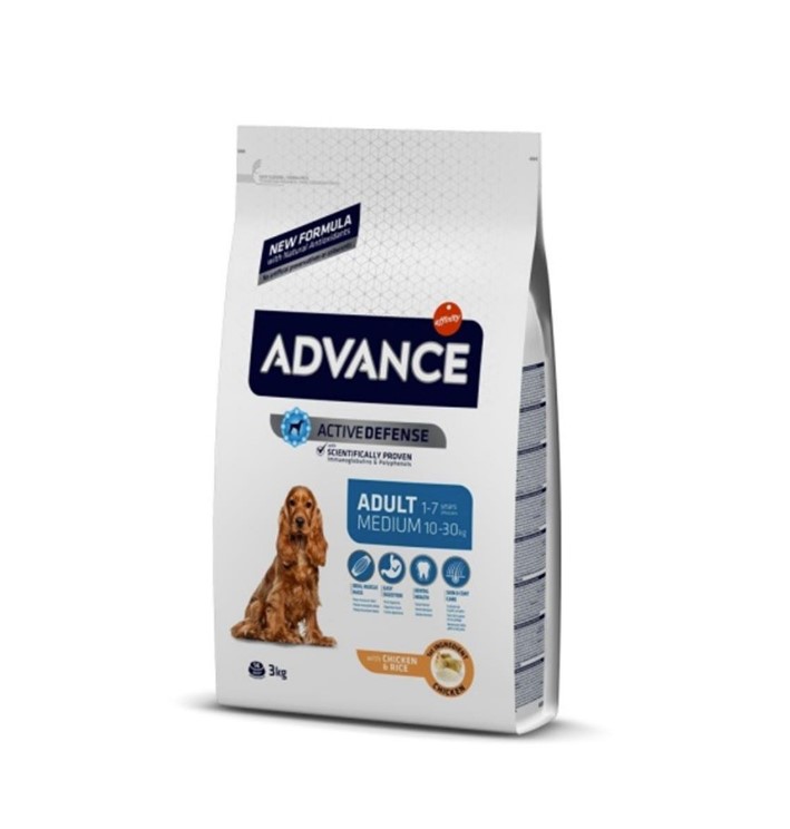 Advance Tavuk Etli Orta Irk Yetişkin Köpek Maması 3KG