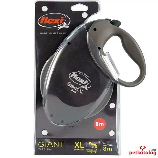 Flexi Giant Şerit Otomatik Gezdirme Tasması Siyah [XLarge] 8m