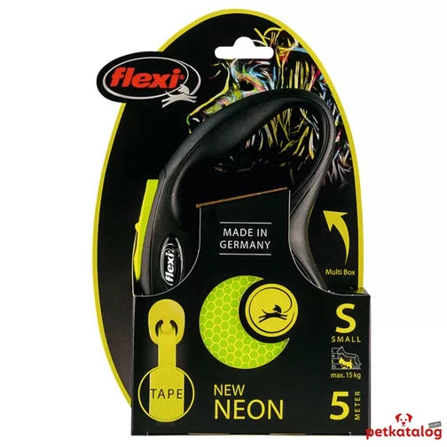 Flexi New Neon بند بند اتوماتیک نواری [Small] 5m