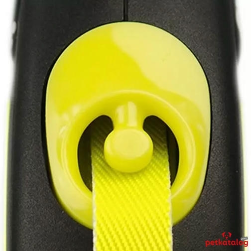 Flexi New Neon Şerit Otomatik Gezdirme Tasması [Medium] 5m