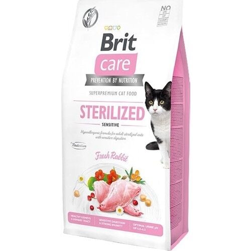 Brit Care Hypo-Allergenic Sindirim Sistemi Destekleyici Tahılsız Kısırlaştırılmış Kedi Maması 7kg