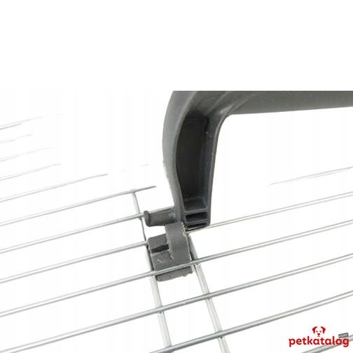 Skudo 2 Üstten Açılır Metal Kapılı Taşıma Kabı 55x36x35cm