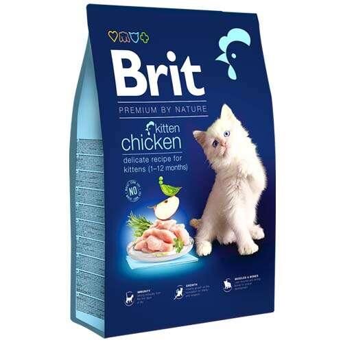 Brit Premium Kitten Tavuklu Yavru Kedi Maması 8KG