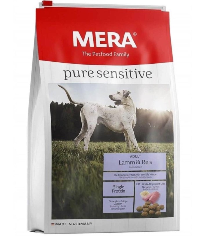Mera Pure Sensitive Kuzulu Yetişkin Köpek Maması 12,5KG