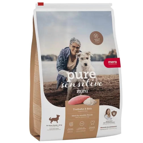 Mera Pure Sensitive Hindili Küçük Irk Yetişkin Köpek Maması 4KG