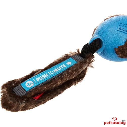 Gigwi Push To Mute Sessize Alma اسباب بازی سگ آبی صدای اردک 32cm