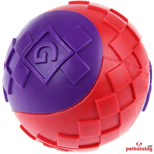 Gigwi Ball Sesli Sert Top Köpek Oyuncağı [Small] 4cm (3'lü Paket)