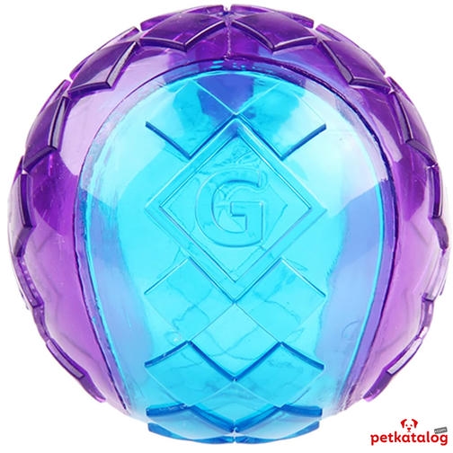 Gigwi Ball Sesli Sert Top Köpek Oyuncağı [Small] 4cm (3'lü Paket)