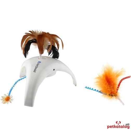 Gigwi Pet Droid اسباب بازی گربه خز طبیعی با سنسور تشخیص حرکت 20x22.5x23cm