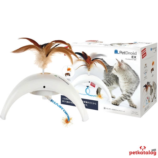 Gigwi Pet Droid اسباب بازی گربه خز طبیعی با سنسور تشخیص حرکت 20x22.5x23cm
