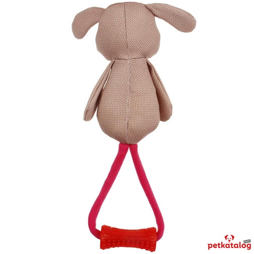 Gigwi Plush Friendz اسباب بازی مخمل خواب دار سگ با دندانه و صدا
