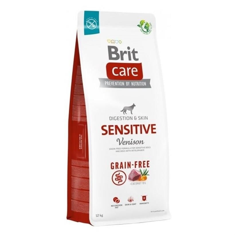 Brit Care Sensitive Digestion & Skin Geyikli Tahılsız Yetişkin Köpek Maması 12KG