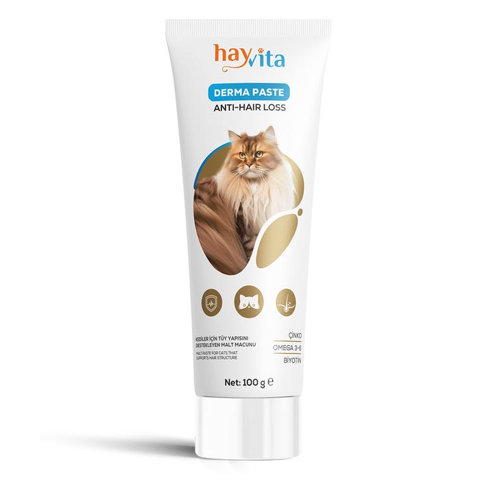 Hayvita Tüy Dökülmesini Azaltan Kedi Malt Macunu 100gr