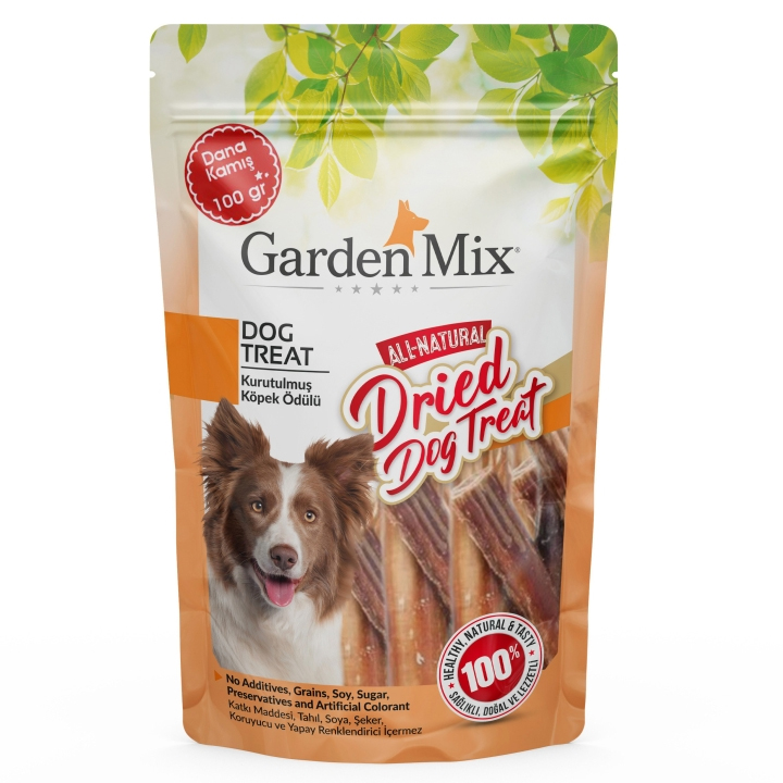Gardenmix Kurutulmuş Dana Penisi Köpek Ödülü 100gr