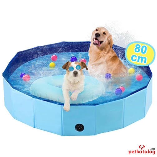 Pawise Kaydırmaz Tabanlı Katlanabilir Çocuk ve Köpek Havuzu 80x20cm