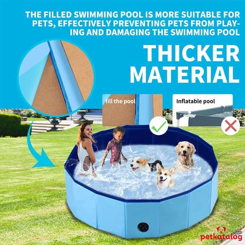 Pawise Kaydırmaz Tabanlı Katlanabilir Çocuk ve Köpek Havuzu 80x20cm