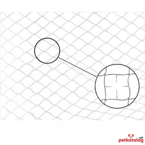 Pawise Balkon ve Pencere İçin Kedi Şeffaf Koruma Ağı 4x3m