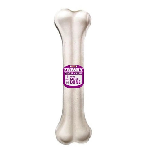 Freshy Mega Bone Sütlü Deri Köpek Kemiği 25 Cm 220 Gr