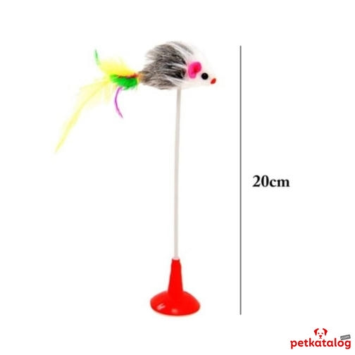 Teng Vantuzlu Fare Kedi Oyuncağı 20 cm (Karışık Renklerde)