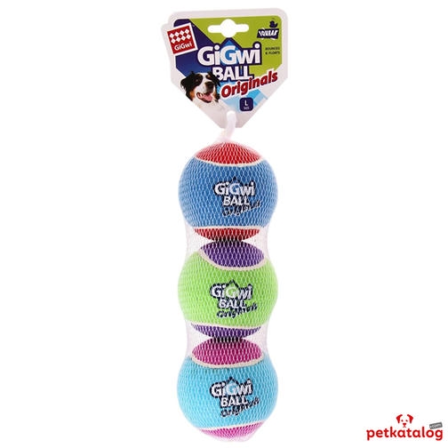 Gigwi Ball Tenis Topu 3'lü Large