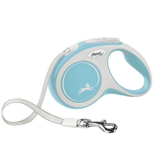 Flexi New Comfort Şerit Otomatik Gezdirme Tasması Açık Mavi [Medium] 5m