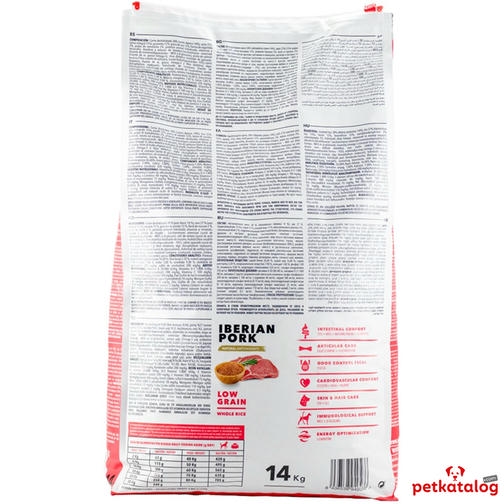 Amity Super Premium Adult Iberian Pork 14 Kg İber غذای سگ بالغ کم دانه با گوشت خوک
