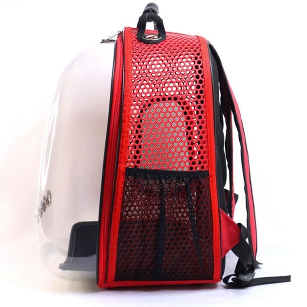Migno Zenith کیسه حمل سگ گربه مدل فضانورد قرمز (42x34x34 cm)