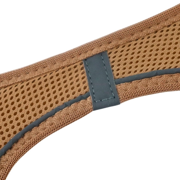 Luckypaw Air Mesh Harness دسته سگ قهوه ای روشن (12-16kg) [XLarge]