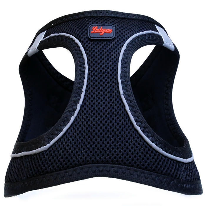 Luckypaw Air Mesh Harness دسته سگ مشکی (8-13kg) [Large]