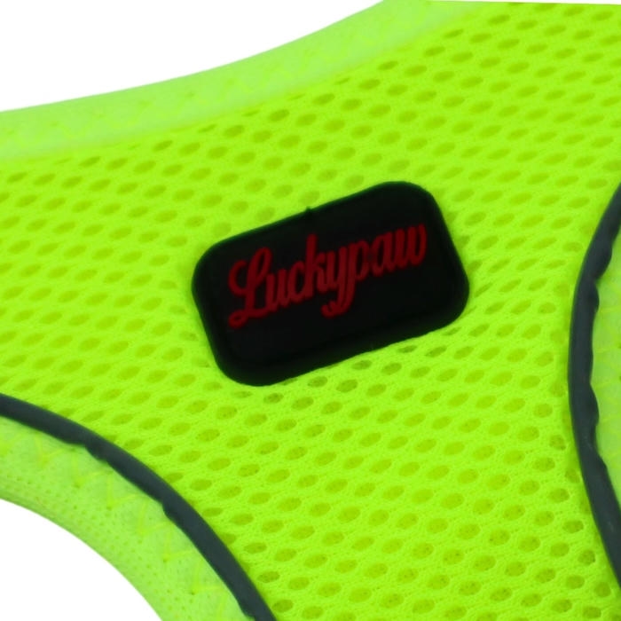 Luckypaw Air Mesh Harness دسته سگ Neon سبز (6-9kg) [Medium]