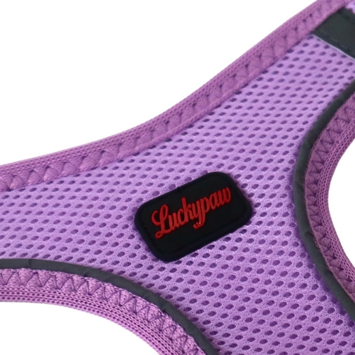 Luckypaw Air Mesh Harness قلاده کتفی گربه و سگ یاسی (4-7kg) [Small]