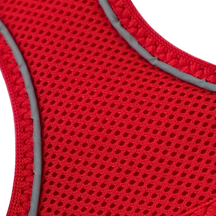 Luckypaw Air Mesh Harness قلاده کتفی گربه و سگ قرمز (3-5kg) [XSmall]