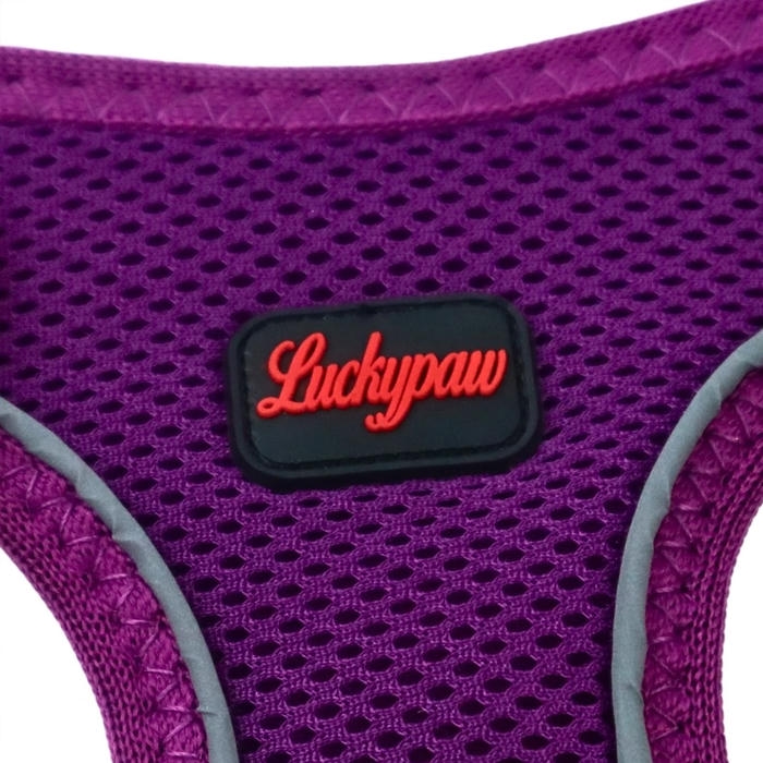 Luckypaw Air Mesh Harness بند گربه و سگ بنفش (3-5kg) [XSmall]