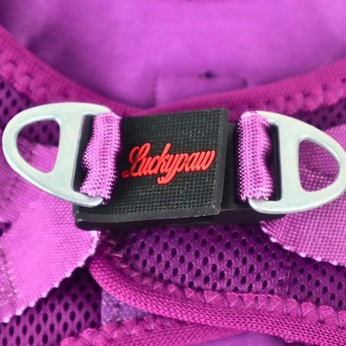 Luckypaw Air Mesh Harness بند گربه و سگ بنفش (3-5kg) [XSmall]