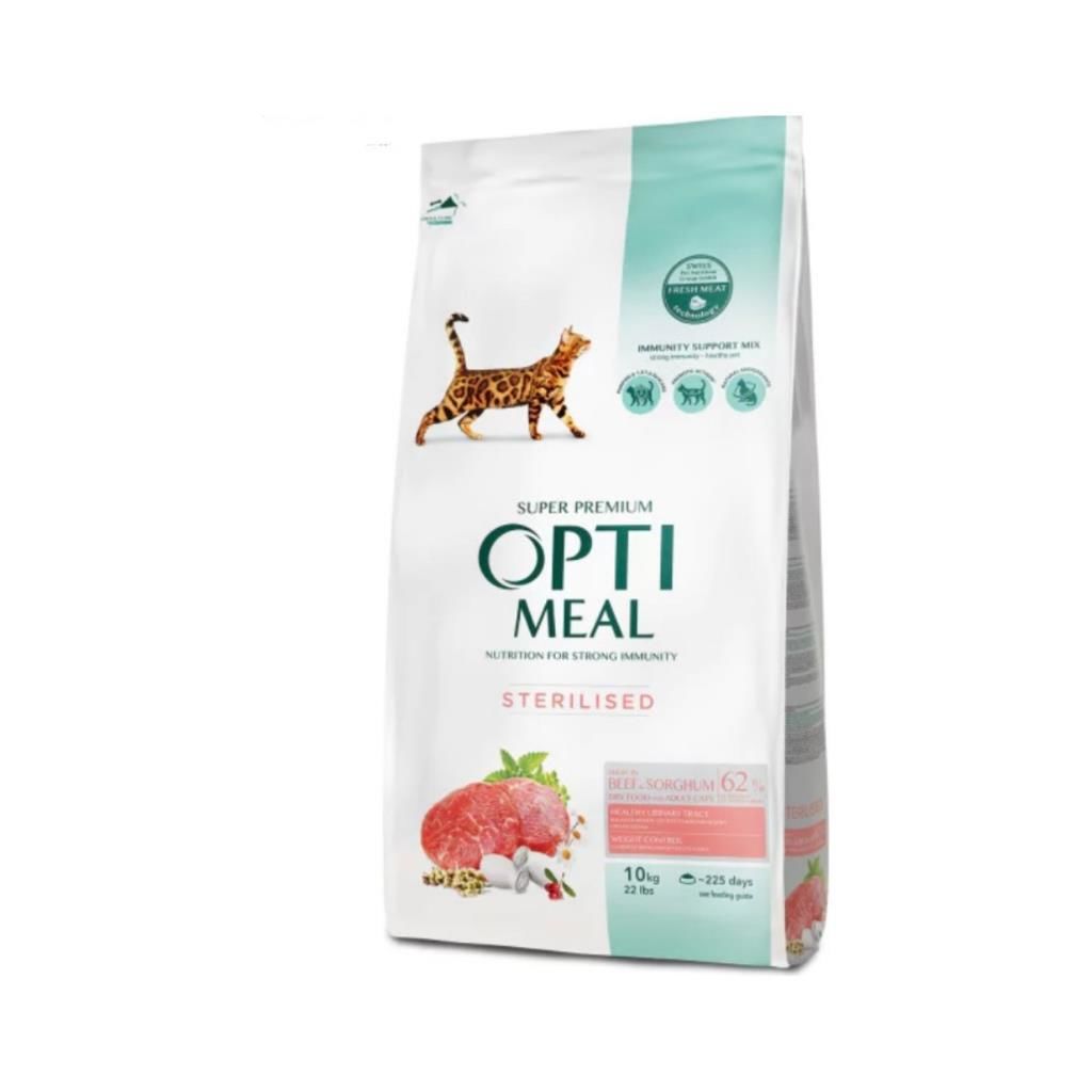 Optimeal Somonlu Kısırlaştırılmış Kedi Maması 10 Kg