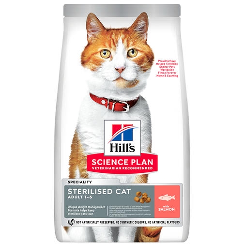 Hill's Science Plan Young Adult Somonlu Kısırlaştırılmış Kedi Maması 10KG