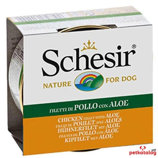 Schesir Jelly - Tavuk Etli ve Aloeveralı Yetişkin Köpek Konservesi 150gr
