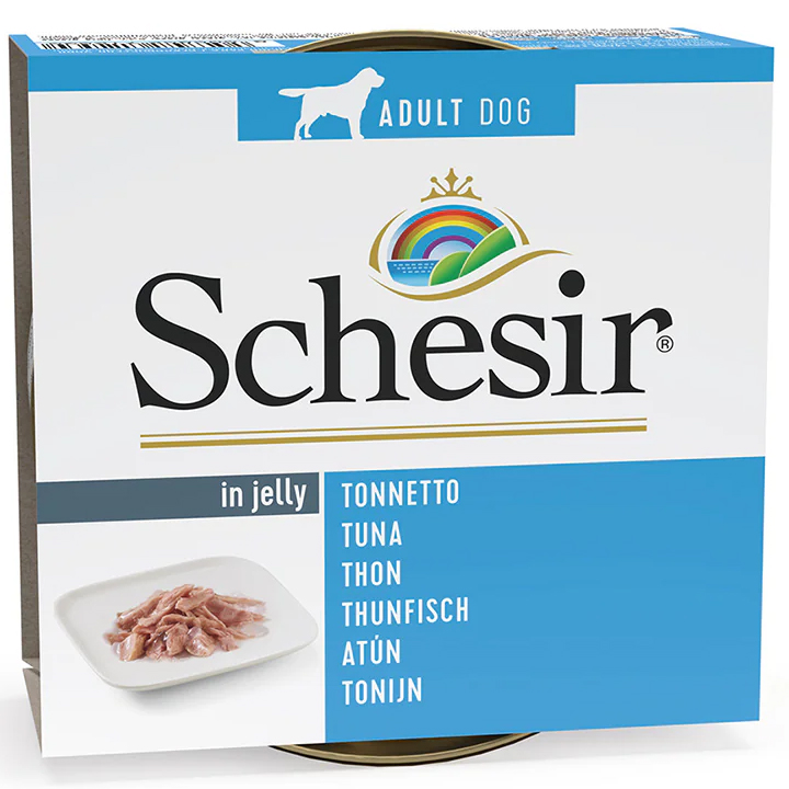 Schesir Jelly - Ton Balıklı Yetişkin Köpek Konservesi 150gr