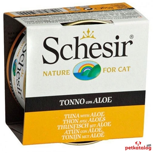 Schesir Jelly - Ton Balıklı ve Aloeveralı Yetişkin Kedi Konservesi 85gr
