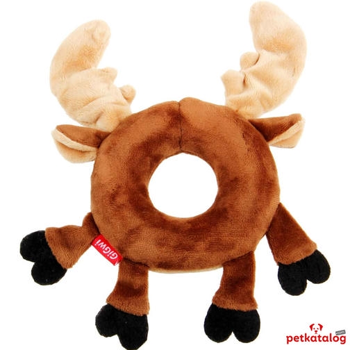 Gigwi Plush Friendz اسباب بازی سگ گوزن مخمل دار با صدای 11cm