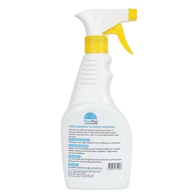Pisy&Pisy Vegan Organik Lavanta Suyu İçerikli Leke ve Koku Giderici 500 Ml