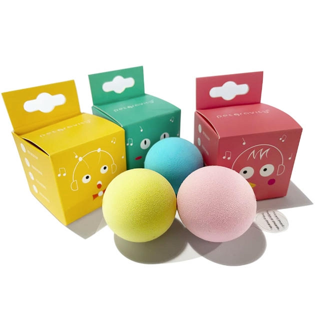 Pet Gravity Sesli Catnip Otlu Cırcır Böceği İnteraktif Oyun Topu 5 cm